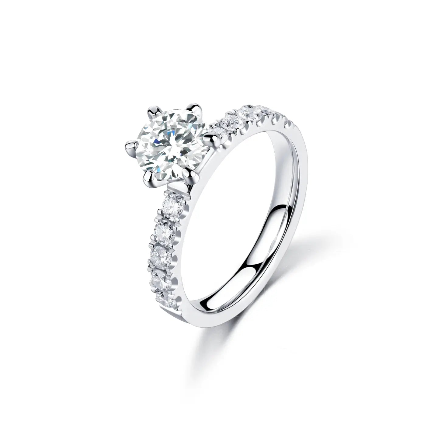 Inel cu diamante de cultură „Halo Grace”