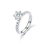 Inel cu diamante de cultură „Halo Grace”