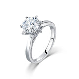 Inel cu diamante de cultură „Luminous Halo”