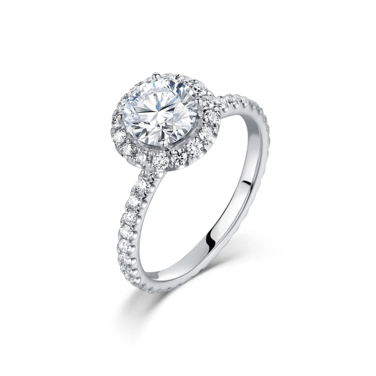 Inel cu diamante de cultură „Eternal Bloom”