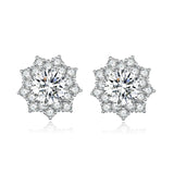 Snowflake Diamond Studs