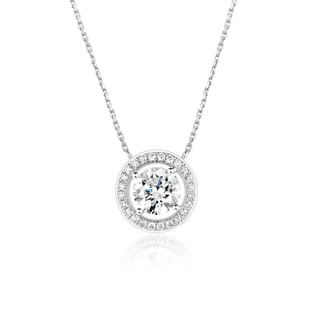 Colier din AUR750 cu diamant de cultură „Eterna Nova"