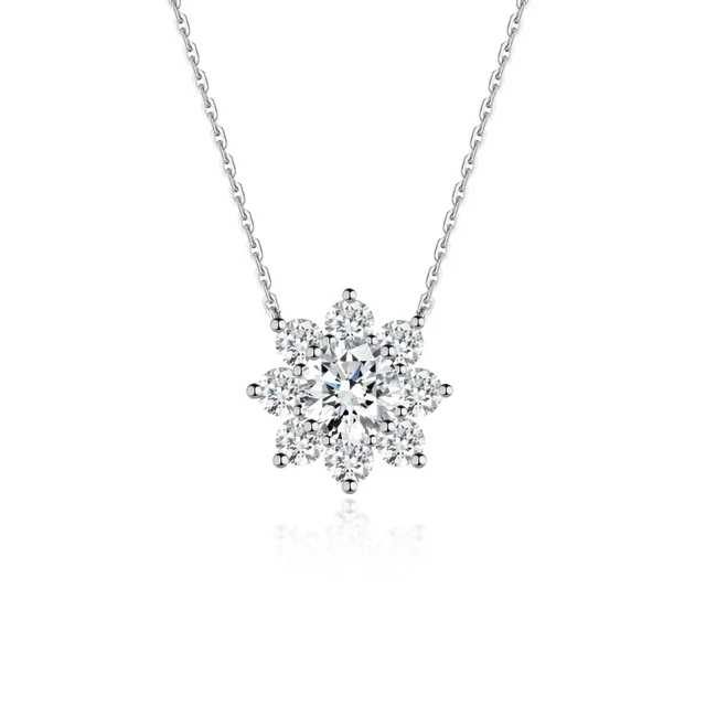 Colier din AUR750 cu diamant de cultură „Eterna Grace”