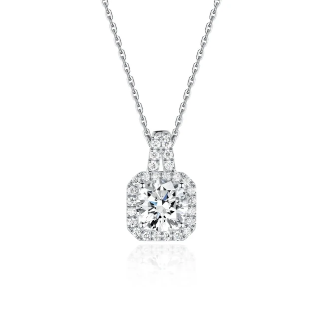 Colier din AUR750 cu diamant de cultură „Eterna Radiance"